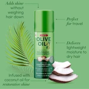 Olive Oil Nourishing Sheen Spray - Green